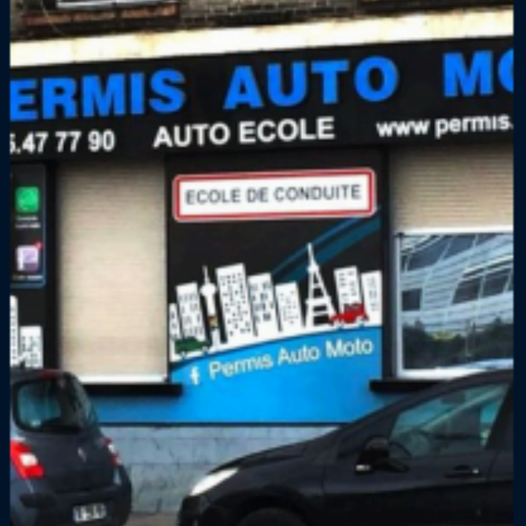 Réalisation signalétique auto-école